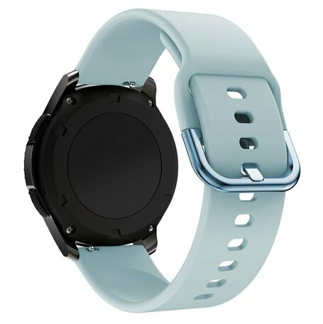 Siliconen sportband - Lichtblauw - Garmin Vivomove 3 / HR / Luxe / Sport / Style / Trend