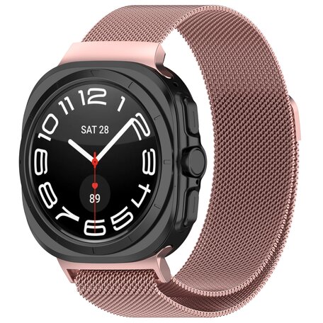 Milanese band - Rosé goud - Samsung Galaxy Watch Ultra 47mm