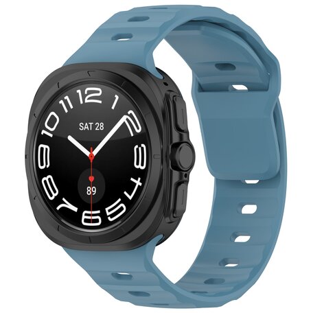 Solid Sportband - Grijsblauw - Samsung Galaxy Watch Ultra 47mm