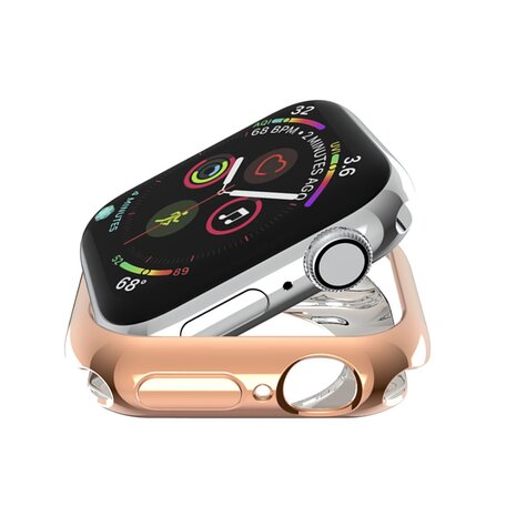 Siliconen case 42mm - Rosé goud - Geschikt voor Apple Watch 42mm (series 1 t/m 3)