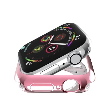 Siliconen case 42mm - Roze - Geschikt voor Apple Watch 42mm (series 1 t/m 3)