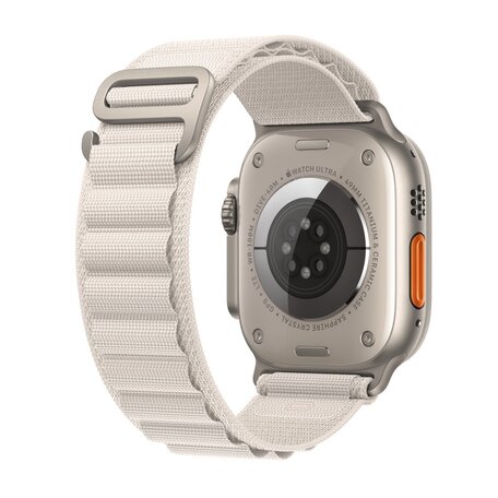 Alpine Loop nylon bandje - Starlight - Geschikt voor Apple Watch 44mm / 45mm / 46mm / 49mm