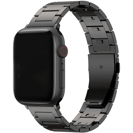 Titanium band - Space grey - Geschikt voor Apple watch 38mm / 40mm / 41mm / 42mm