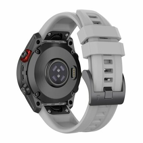 Siliconen sportbandje - Grijs - Garmin Fenix 8 - 47mm