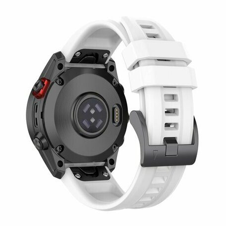 Siliconen sportbandje - Wit - Garmin Fenix 8 - 47mm