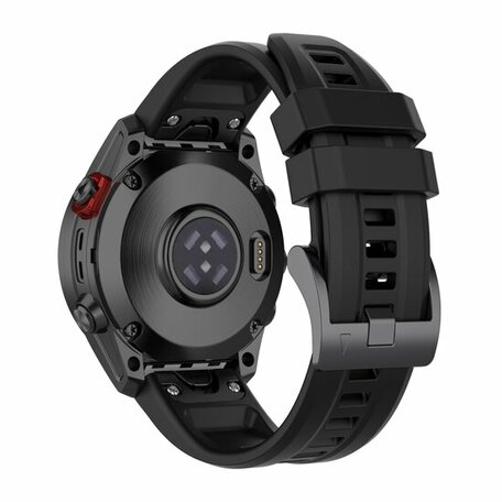 Siliconen sportbandje - Zwart - Garmin Fenix 8 - 51mm