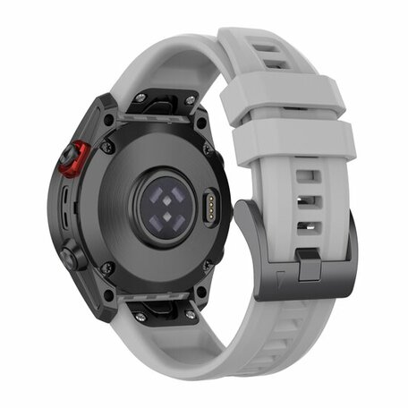 Siliconen sportbandje - Grijs - Garmin Fenix 8 - 51mm