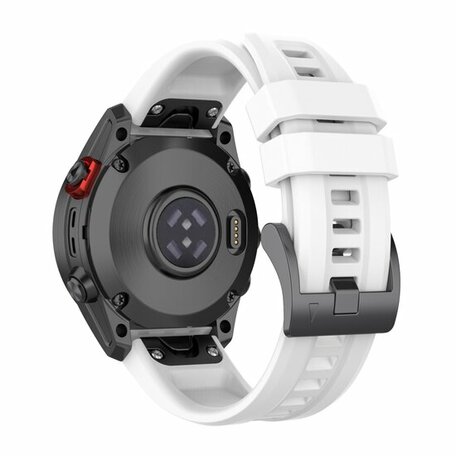 Siliconen sportbandje - Wit - Garmin Fenix 8 - 51mm