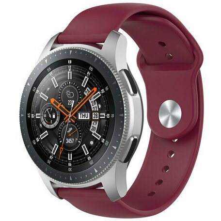 Rubberen sportband - Bordeaux - Huawei Watch GT 5 (Pro) / GT 4 / GT 3 / GT 2 - 46mm