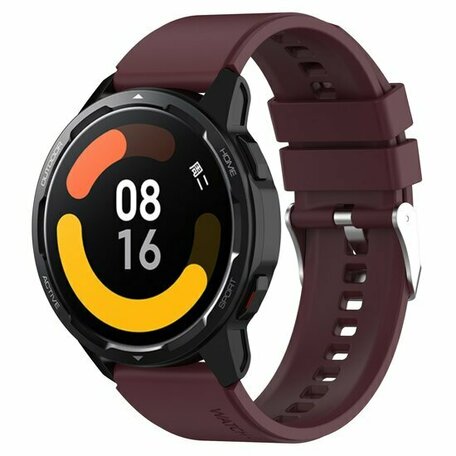 Siliconen sportband - Wijnrood - Huawei Watch GT 5 (Pro) / GT 4 / GT 3 / GT 2 - 46mm