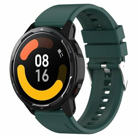 Siliconen sportband - Donkergroen - Huawei Watch GT 5 (Pro) / GT 4 / GT 3 / GT 2 - 46mm