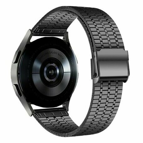 Stalen bandje - Zwart - Huawei Watch GT 5 (Pro) / GT 4 / GT 3 / GT 2 - 46mm