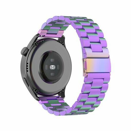 Stalen schakelband - Multicolor - Huawei Watch GT 5 (Pro) / GT 4 / GT 3 / GT 2 - 46mm