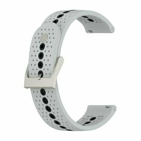 Dot Pattern siliconen bandje - Grijs - Huawei Watch GT 5 (Pro) / GT 4 / GT 3 / GT 2 - 46mm