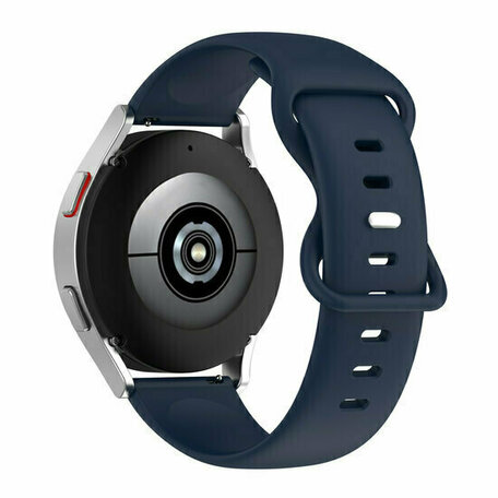 Solid color sportband - Donkerblauw - Huawei Watch GT 5 (Pro) / GT 4 / GT 3 / GT 2 - 46mm