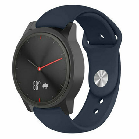 Huawei Watch GT 4 / GT 5 (41mm) & GT 5 Pro (42mm) - Sportbandje - Maat: Large - Navy