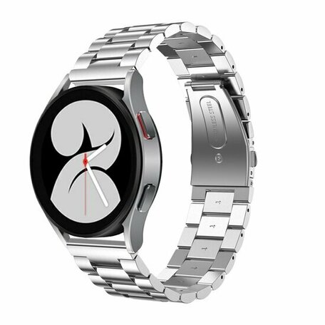 Huawei Watch GT 4 / GT 5 (41mm) & GT 5 Pro (42mm) - Stalen schakelband - Zilver