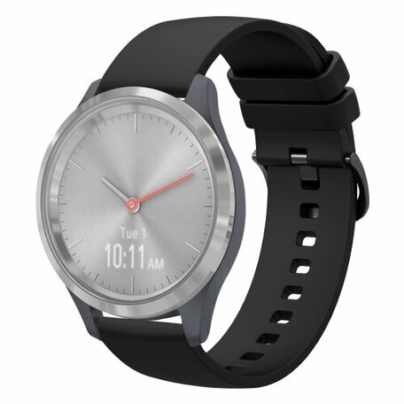 Huawei Watch GT 4 / GT 5 (41mm) & GT 5 Pro (42mm) - Soft siliconen bandje - Zwart