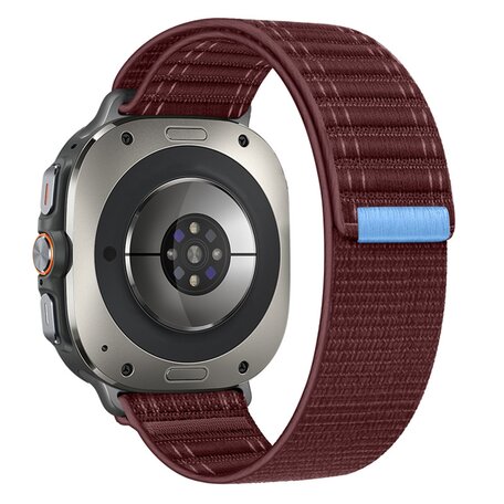 Nylon Wave band - Bordeaux - Samsung Galaxy Watch Ultra 47mm