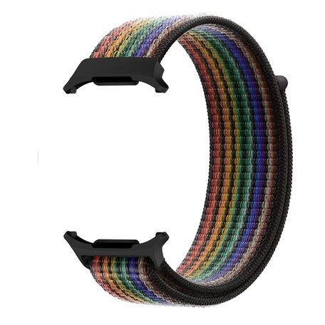 Nylon loop bandje - Multicolor dark - Samsung Galaxy Watch Ultra 47mm