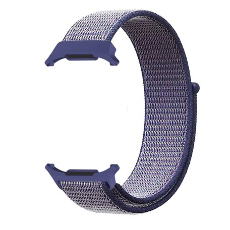 Nylon loop bandje - Blauw - Samsung Galaxy Watch Ultra 47mm