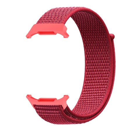 Nylon loop bandje - Rood - Samsung Galaxy Watch Ultra 47mm