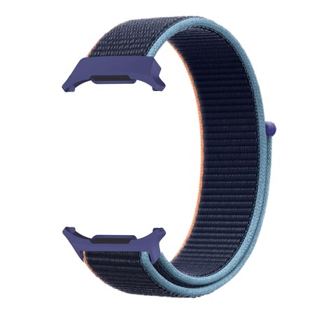 Nylon loop bandje - Donkerblauw - Samsung Galaxy Watch Ultra 47mm