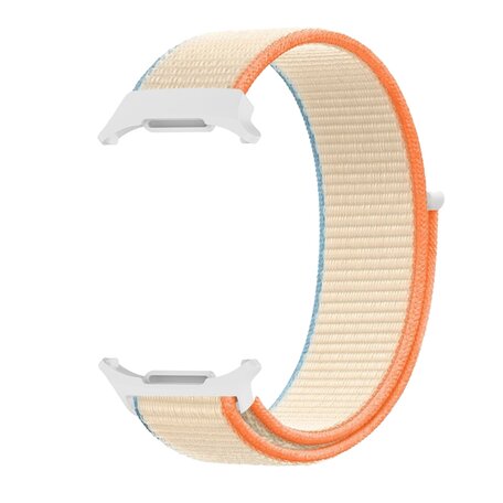 Nylon loop bandje - Beige - Samsung Galaxy Watch Ultra 47mm