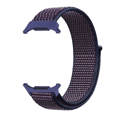 Nylon loop bandje - Blauwpaars  - Samsung Galaxy Watch Ultra 47mm