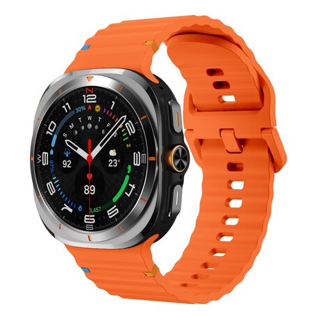 Wave Sport Band - Oranje - Samsung Galaxy Watch Ultra 47mm