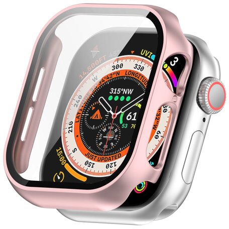 Apple Watch Hard Case Waterproof - Rosé goud - Geschikt voor Apple Watch 42mm - Series 10