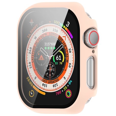 Apple Watch Hard Case Waterproof - Lichtroze - Geschikt voor Apple Watch 42mm - Series 10