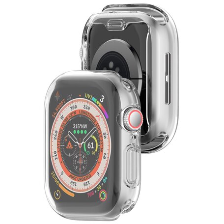 Apple Watch TPU case - Transparant - Geschikt voor Apple Watch 42mm - Series 10