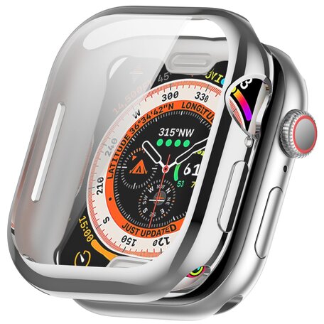 Apple Watch TPU case - Zilver - Geschikt voor Apple Watch 42mm - Series 10