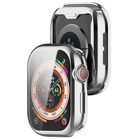 Apple Watch TPU case - Zilver - Geschikt voor Apple Watch 42mm - Series 10