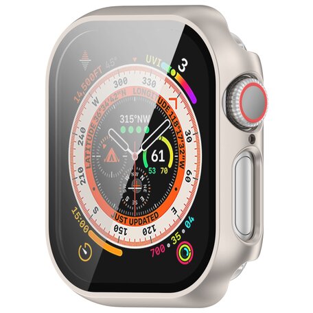 Apple Watch Hard Case Waterproof - Starlight / sterrenlicht - Geschikt voor Apple Watch 46mm