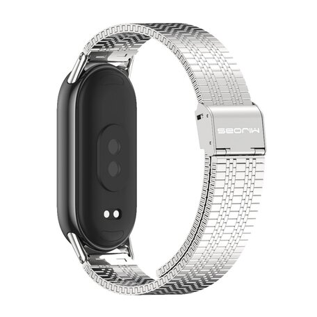 Stalen RVS band - Zilver - Xiaomi Smart Band 8