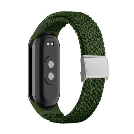 Braided nylon bandje - Groen - Xiaomi Smart band 8