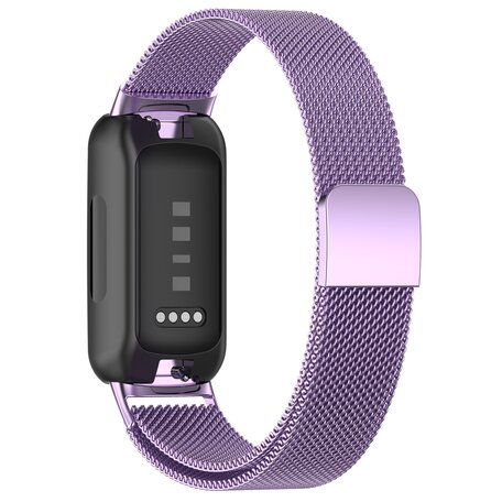 Fitbit Inspire 3 - Milanese bandje - Lila