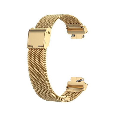 Fitbit Inspire 3 - Milanese band met klemsluiting - Goud