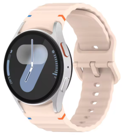 Wave Sportband met aansluitknop - Lichtroze -  Samsung Galaxy Watch 6 - 40mm & 44mm