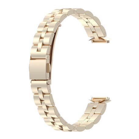 Fitbit Luxe - Stalen schakelband - Vintage goud