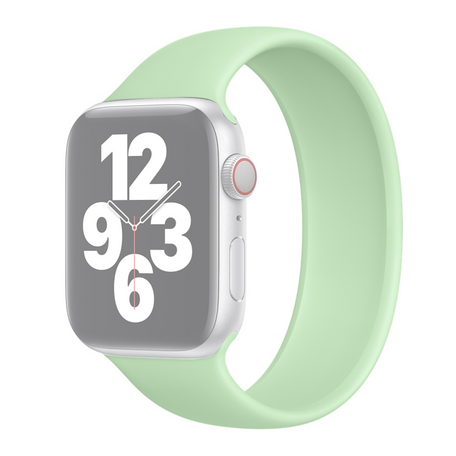 Solo Loop Link serie bandje - Maat: S - Groen - Geschikt voor Apple Watch 38mm / 40mm / 41mm / 42mm