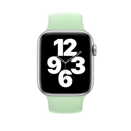 Solo Loop Link serie bandje - Maat: S - Groen - Geschikt voor Apple Watch 38mm / 40mm / 41mm / 42mm