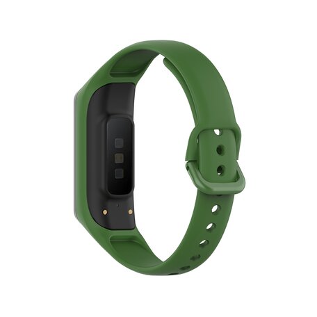 Siliconen bandje - Groen - Samsung Galaxy Watch Fit 2