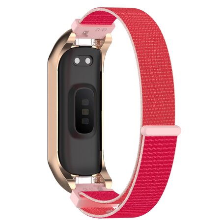 Nylon sport loop band - Roze - Samsung Galaxy Watch Fit 2