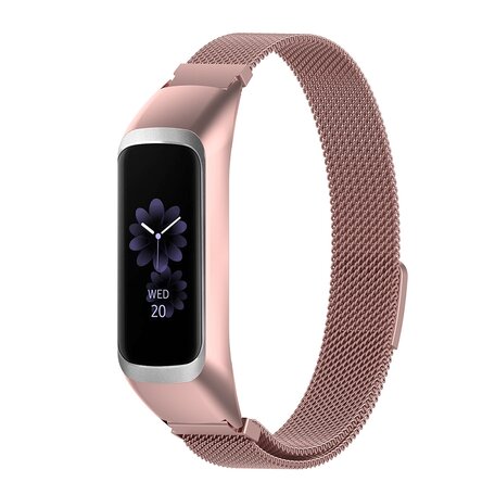 Milanese band - Rosé goud - Samsung Galaxy Watch Fit 2