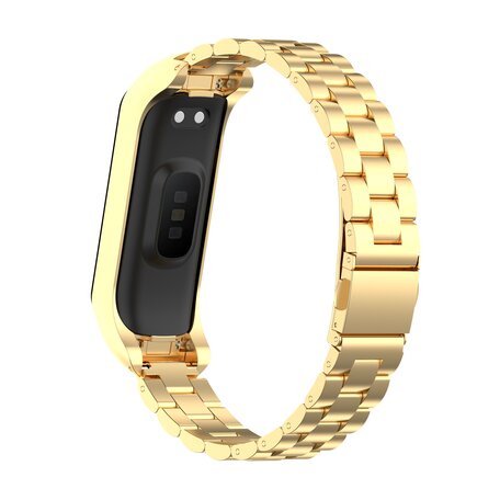 Stalen schakelband - Goud - Samsung Galaxy Watch Fit 2