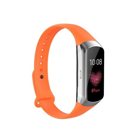 Siliconen bandje - Oranje - Samsung Galaxy Watch Fit 