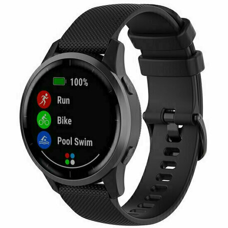 Sportband met motief - Zwart - Huawei Watch 4 (pro) / 3 (pro) / Ultimate